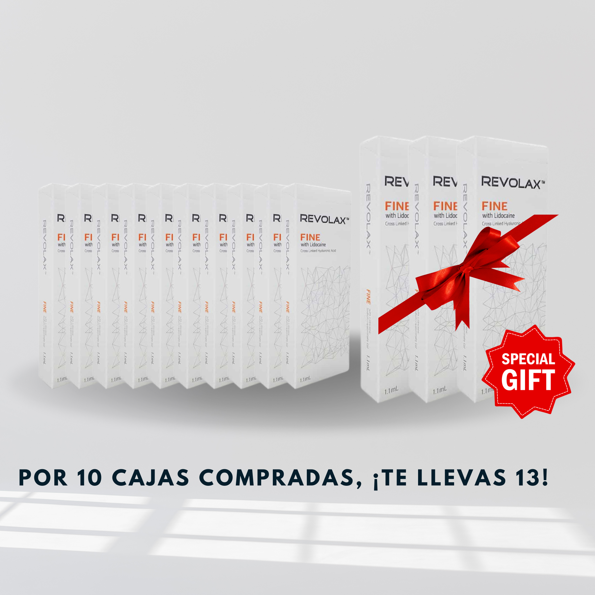 MEGA PACK: 10 REVOLAX FINE LIDOCAINE + 3 GRATIS