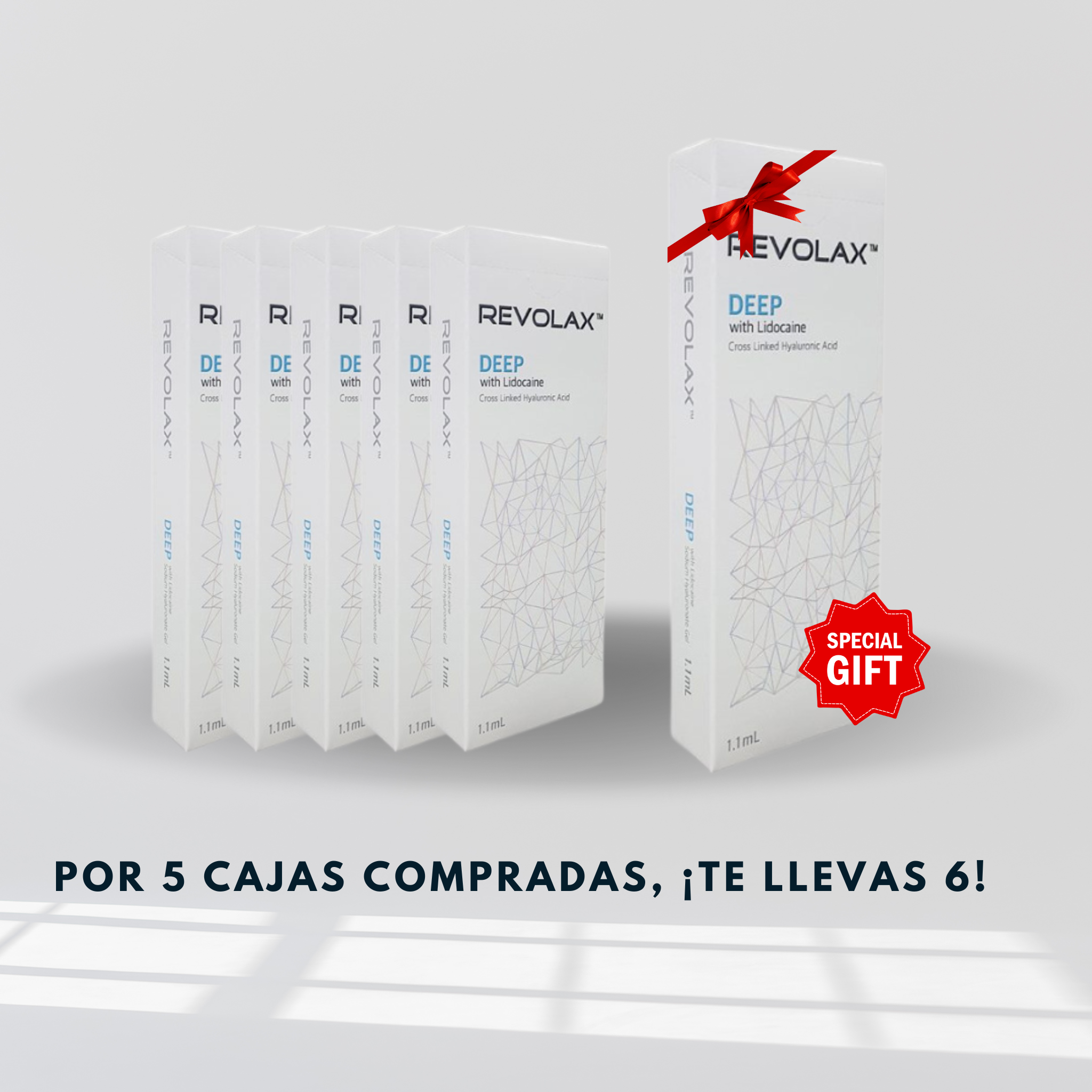 PACK EXCLUSIVO: 5 REVOLAX DEEP LIDOCAINE + 1 GRATIS