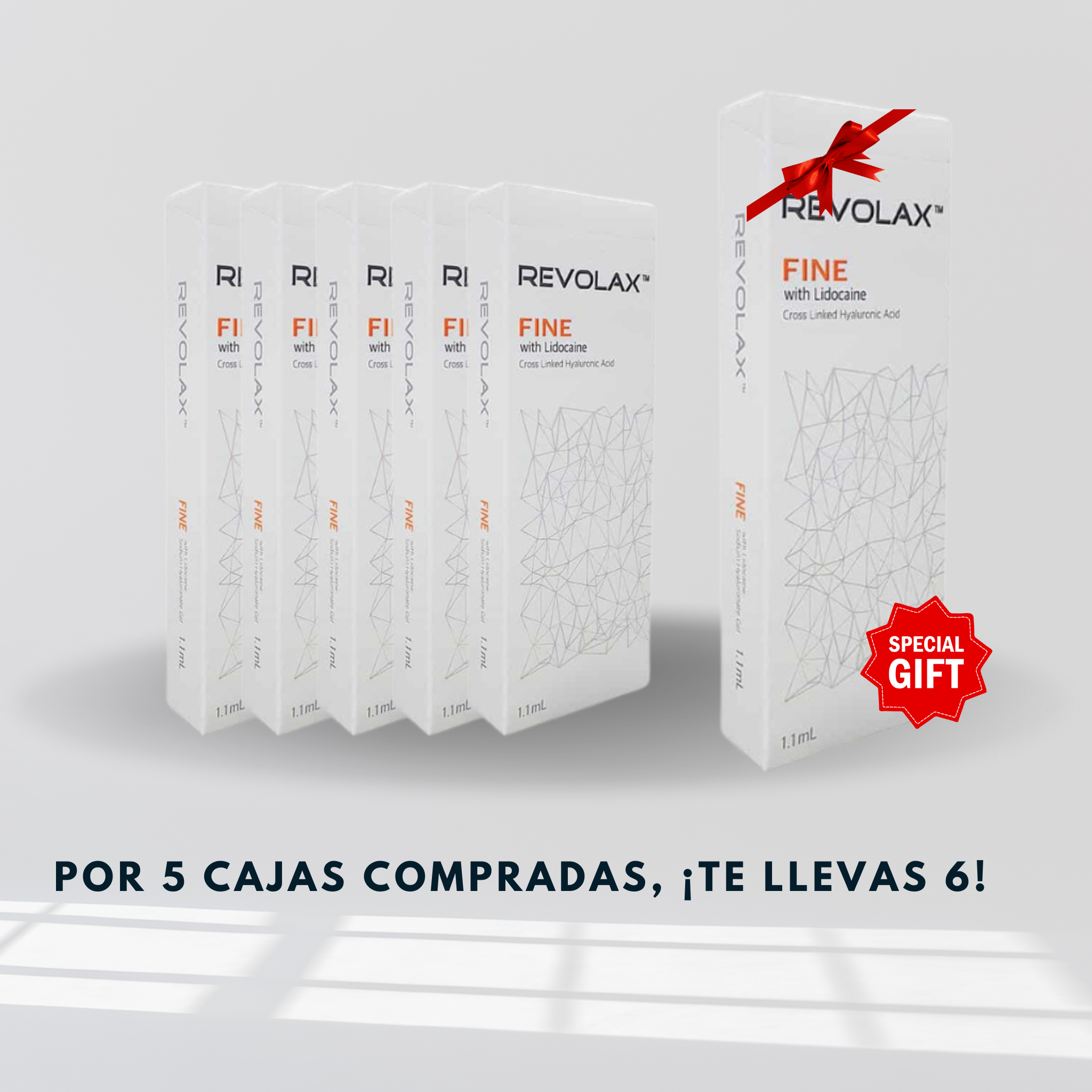 PACK EXCLUSIVO: 5 REVOLAX FINE LIDOCAINE + 1 GRATIS